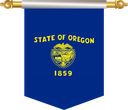 The Flag of Oregon Hanging Banner II