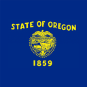 The Flag of Oregon Square