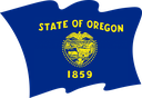 The Flag of Oregon Wavy II