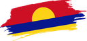 The Flag of Palmyra Atoll Brushed