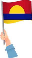 The Flag of Palmyra Atoll Handheld