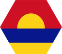 The Flag of Palmyra Atoll Hexagon I
