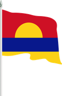 The Flag of Palmyra Atoll Pole Flag II