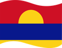 The Flag of Palmyra Atoll Wavy I