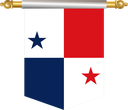 The Flag of Panama Hanging Banner III