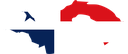 The Flag of Panama Map