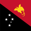 The Flag of Papua New Guinea Square