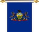 The Flag of Pennsylvania Hanging Banner IV
