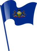 The Flag of Pennsylvania Pole Flag I