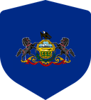 The Flag of Pennsylvania Shielded I
