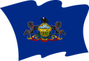 The Flag of Pennsylvania Wavy II