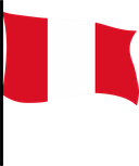The Flag of Peru Pole Flag III