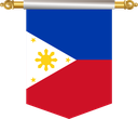 The Flag of Philippines Hanging Banner III