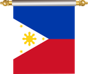 The Flag of Philippines Hanging Banner IV