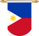 The Flag of Philippines Hanging Banner II