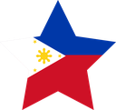 The Flag of Philippines Star