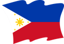 The Flag of Philippines Wavy II