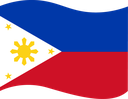 The Flag of Philippines Wavy I