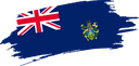 The Flag of Pitcairn Islands Brushed