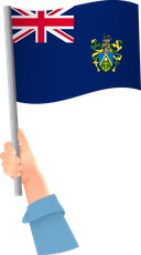The Flag of Pitcairn Islands Handheld