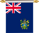 The Flag of Pitcairn Islands Hanging Banner IV