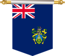The Flag of Pitcairn Islands Hanging Banner III