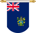 The Flag of Pitcairn Islands Hanging Banner II