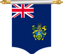 The Flag of Pitcairn Islands Hanging Banner I