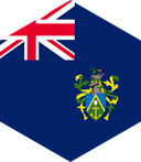 The Flag of Pitcairn Islands Hexagon II