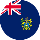 The Flag of Pitcairn Islands Round