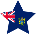 The Flag of Pitcairn Islands Star