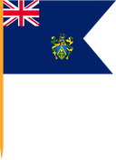 The Flag of Pitcairn Islands V Cut