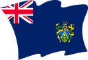 The Flag of Pitcairn Islands Wavy II