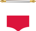 The Flag of Poland Hanging Banner I