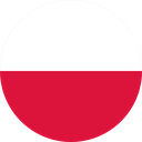 The Flag of Poland Round