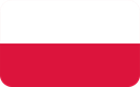 The Flag of Poland Rounded Rectangle
