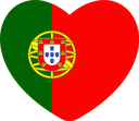 The Flag of Portugal Heart