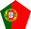 The Flag of Portugal Pentagon