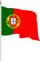 The Flag of Portugal Pole Flag II