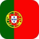 The Flag of Portugal Rounded Square
