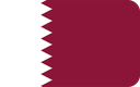 The Flag of Qatar Rounded Rectangle