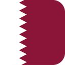 The Flag of Qatar Rounded Square