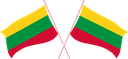 The Flag of Ærø Crossed Flags