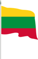 The Flag of Ærø Pole Flag II