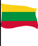 The Flag of Ærø Pole Flag III