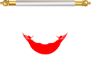 The Flag of Rapa Nui Chile Hanging Banner II