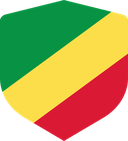 The Flag of Republic of the Congo Shielded I