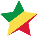 The Flag of Republic of the Congo Star