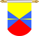 The Flag of Réunion Hanging Banner II