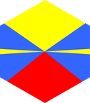 The Flag of Réunion Hexagon II